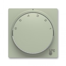kryt termostatu prostorového s otočným ovládáním, s upevňovací maticí; Zoni, olivová 3292T-A00300 243