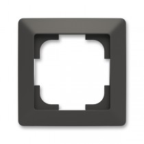 rámeček jednonásobný; Zoni, matná černá 3901T-A00010 237