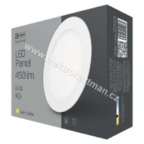 svítidlo LED EMOS vestavné, kruh 6W 360lm 3000K teplá bílá *ZD1121***
