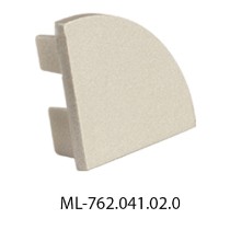 koncovka pro RS bez otvoru ML-762.041.02.0 stříbrná barva