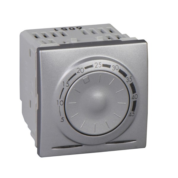 termostat otočný Unica Aluminium MGU3.503.30 s podlahovým čidlem