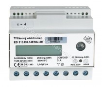 elektroměr ED310.DO3x230/400 0,2-63A třífaz čtyřtarif + protokol