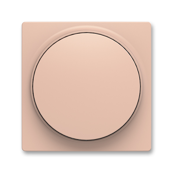 kryt stmívače s otočným ovládáním, s upevňovací maticí; Zoni, pudrová 3294T-A00123 242