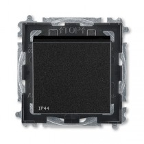 ovládač přepínací, řazení 6/0, IP44; onyx/kouřová černá, design LEVIT M