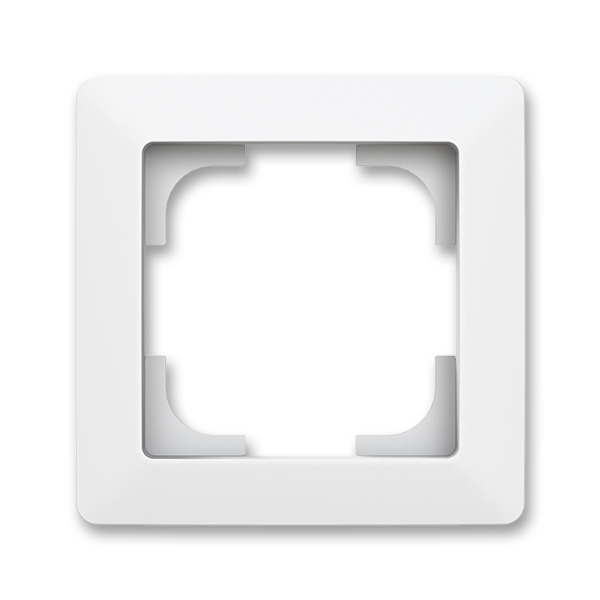 rámeček jednonásobný; Zoni, matná bílá 3901T-A00010 240