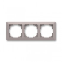 rámeček trojnásobný, pro vodorovnou i svislou montáž; Zoni, greige / bílá 3901T-A00030 144