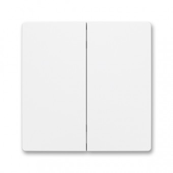kryt dělený pro smart switch; Zoni, matná bílá 6221T-A01010 240