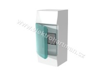 rozvodnice nástěnná IP41/4M ABB Mistral41W bez. N/PE, průhledná dvířka