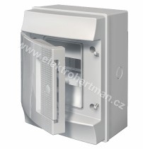 rozvodnice nástěnná IP65/4M ABB Mistral65 bez N/PE, plná dvířka