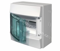 rozvodnice nástěnná IP65/8M ABB Mistral65 vč. N/PE průhledná dvířka