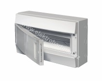rozvodnice nástěnná IP65/18M ABB Mistral65 vč. N/PE, plná dvířka