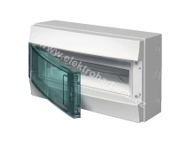 rozvodnice nástěnná IP65/18M ABB Mistral65 vč. N/PE průhledná dvířka