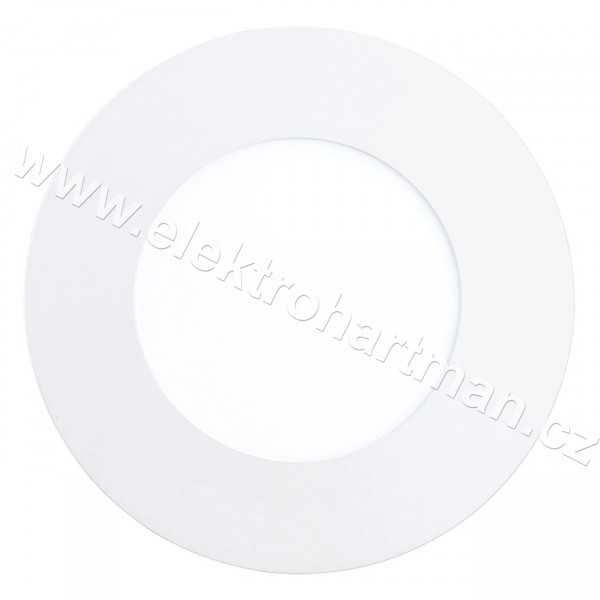 svítidlo vestavné Eglo 96248 FUEVA 1 bílá 2,7W 300lm 3000K, krytí IP44, pr.85mm, kulaté