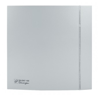 ventilátor SILENT 100 CZ DESIGN Swarowski Silver