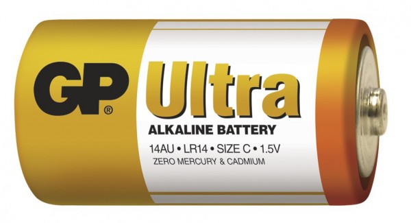 baterie GP ULTRA LR14, malé mono, C *B1931