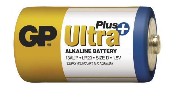 baterie GP ULTRA PLUS LR20, velké mono, D *B1741