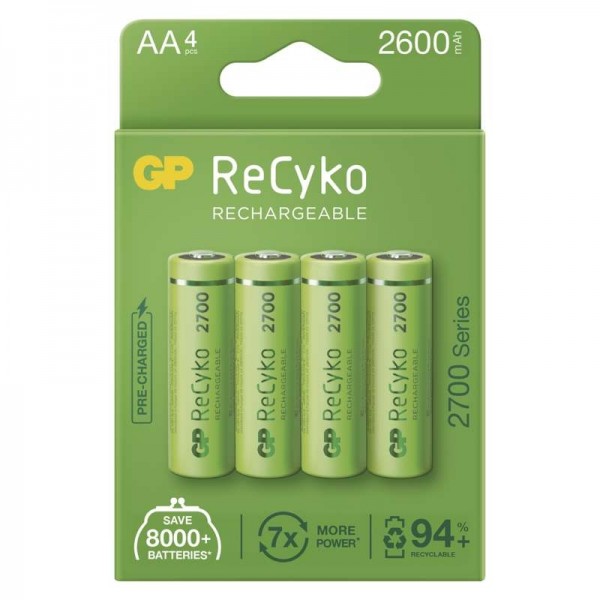 baterie nabíjecí tužková AA GP ReCyko HR6 2700mAh *B21274  ***