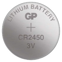 baterie knoflíková 3V/600 mAh GP CR2450 B1585