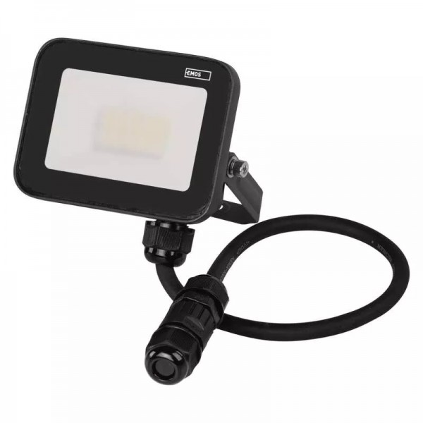 reflektor LED EMOS INOVO 10W 1100lm, 4000K NW, IP65, antracit ZS2612