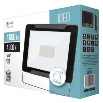 reflektor LED EMOS 50W IDEO 4000lm 4000K IP65 ZS2641***