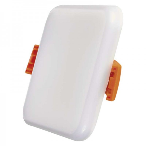 svítidlo LED EMOS vestavné, čtverec 7,5x7,5cm 6W 500lm 4000K IP65 ZV2112