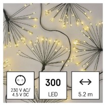 LED světelný řetěz – svítící trsy, nano, 5,2 m, vnitřní, teplá bílá, časovač EMOS D3AW10