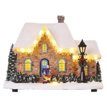 LED vánoční domek, 20,5 cm, 3x AA, vnitřní, teplá bílá EMOS DCLW14