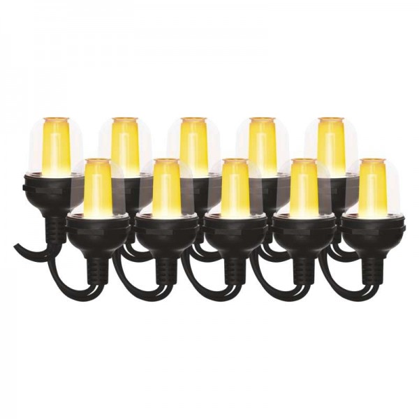 LED světelný řetěz – 10x párty žárovky, 4,5 m, venkovní i vnitřní, vintage EMOS DCPV01