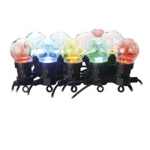 LED světelný řetěz – 10x párty žárovky, 5 m, venkovní i vnitřní, multicolor EMOS DCPM01