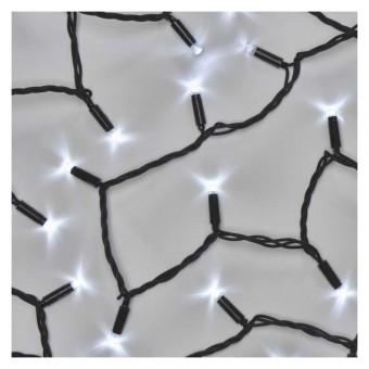 Profi LED spojovací řetěz problikávající, 10 m, venkovní i vnitřní, studená bílá, časovač EMOS D2AC03