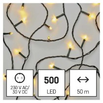 LED vánoční řetěz, 50 m, venkovní i vnitřní, teplá bílá, časovač EMOS D4AW06