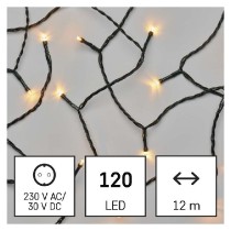 LED vánoční řetěz, 12 m, venkovní i vnitřní, vintage, časovač EMOS D4AV03