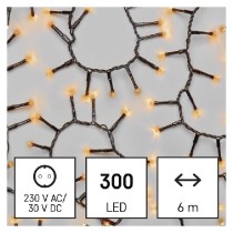 LED vánoční řetěz – ježek, 6 m, venkovní i vnitřní, vintage, časovač EMOS D4BV04