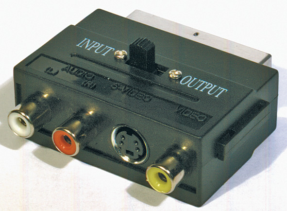 adaptér SCART-3CINCH+SVHS  *K9304