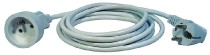 prodlužka 1-zásuvka/2m E0112 (NFL-001) bílá *P0112 PVC 3x1