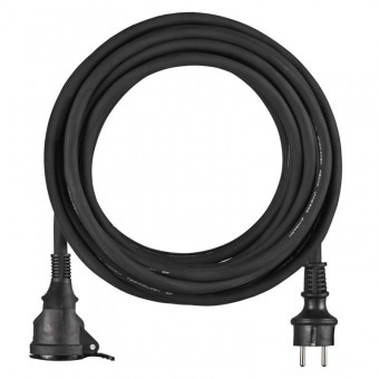Prodlužovací kabel gumový – spojka, 10m, 3x 2,5mm2