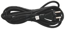 kabel flex 3x1/5m H05RR-F černá vidlice přímá S03150 *SY11