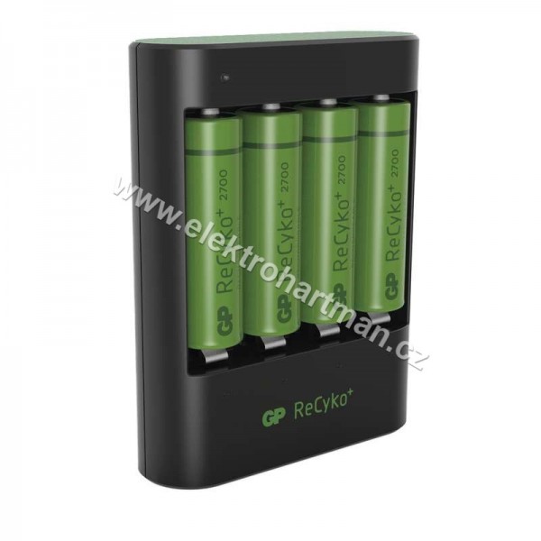 nabíječka baterií GP USB U421+4AA GP ReCyko+2700 *B04217***