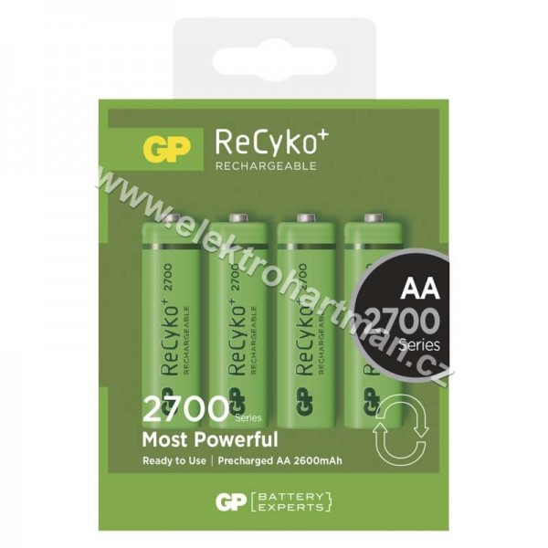 baterie nabíjecí tužková AA GP ReCyko+ HR6 2700mAh *B14074