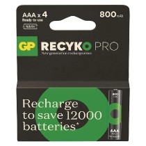 baterie nabíjecí tužková AAA GP ReCyko Pro Professional (HR03) 800mAh *B26184
