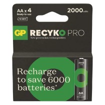 baterie nabíjecí tužková AA GP ReCyko Pro Professional (HR6) 2000mAh *B26204