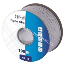 kabel koaxiální CB113 pěnový, balení 100m *S5261