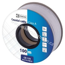 kabel koaxiální CB135 balení 100m *S5382