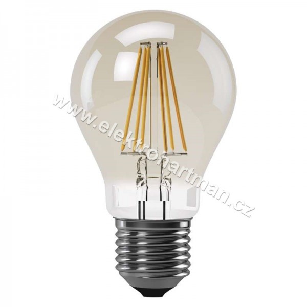 žárovka LED EMOS Vintage A60 4W E27 teplá bílá 380lm 360° *Z74301