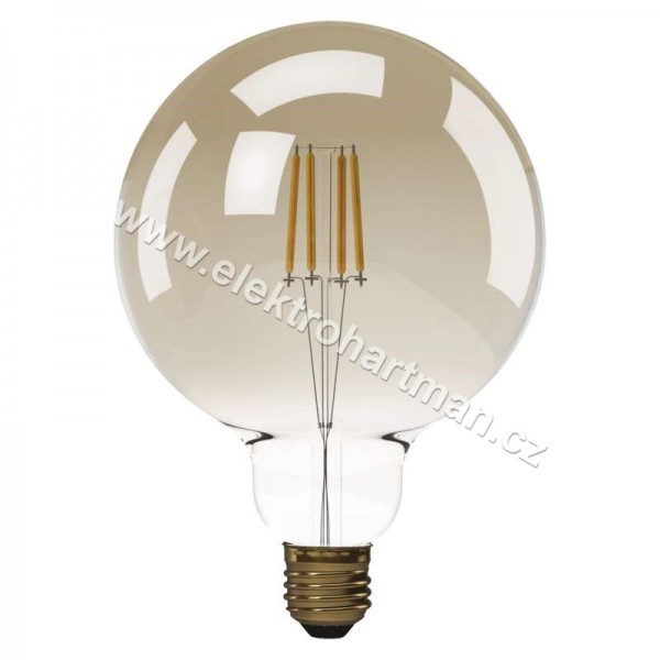 žárovka LED EMOS Vintage G125 4W E27 teplá bílá 380lm 360° *Z74303