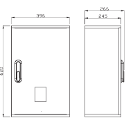 skříň přípojková SS101/NVF1W 3x250A ESTA vestavný /03621/
