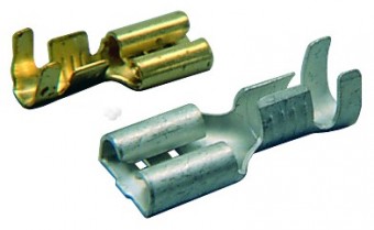 autokonektor mosaz š.4,8mm 0,5-1,0 PK 1,5 F408