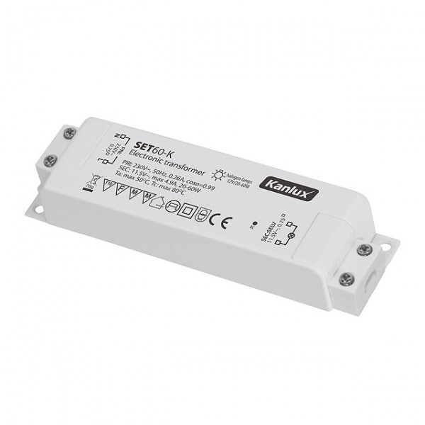 Transformátor elektronický Kanlux SET 60-K /01425/