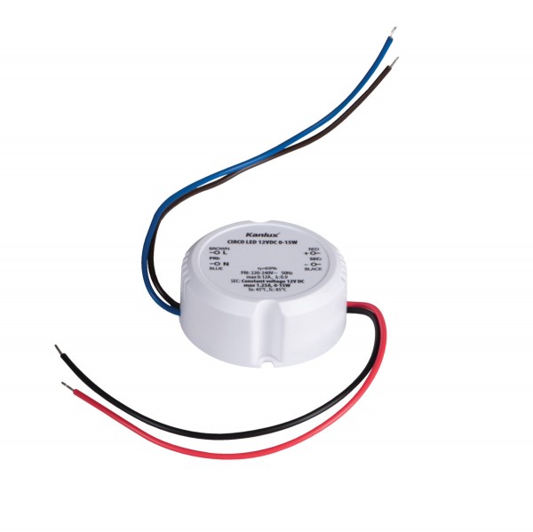 trafo Kanlux CIRCO N LED 12VDC 15W /24243/