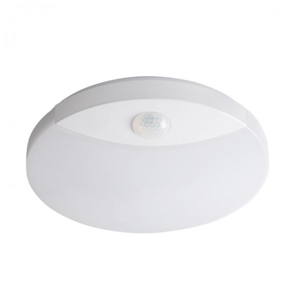 svítidlo Kanlux SANSO LED 15W-NW-SE s čidlem PIR, 15W, 4000K, 1250lm, IP44 /26520/